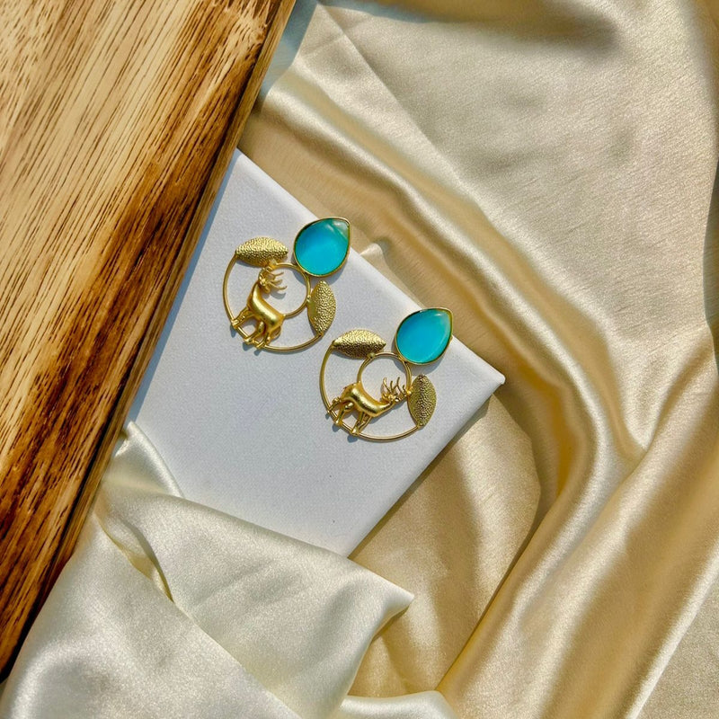 Blue Stone Luna Deer Loops