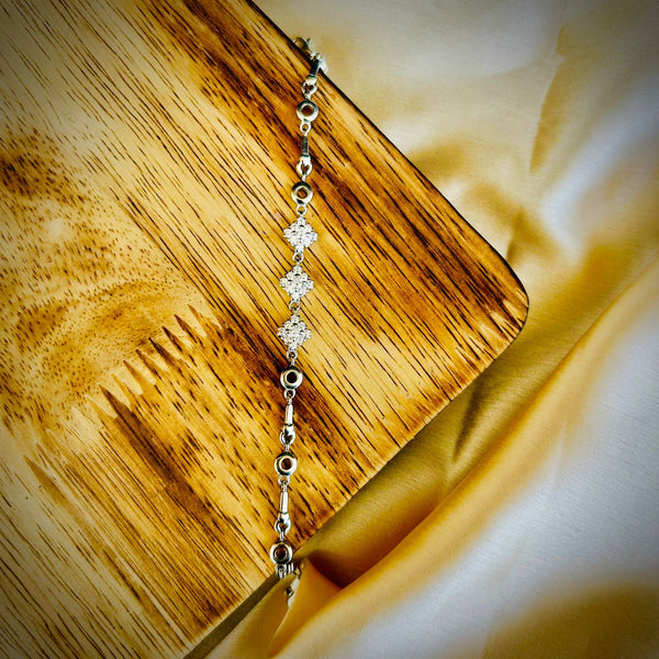 Starry Silver Trio Bracelet