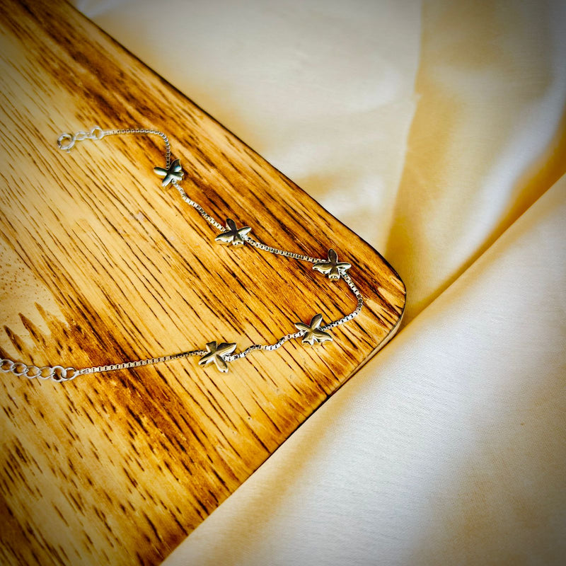 Ethereal Butterfly Silver Bracelet