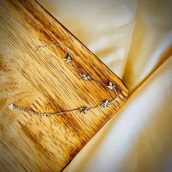 Ethereal Butterfly Silver Bracelet