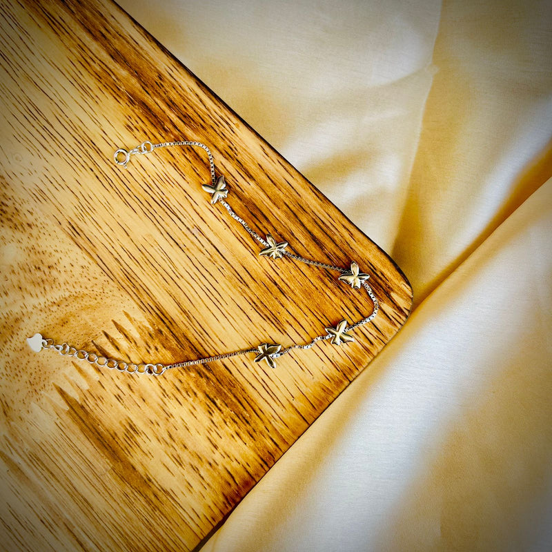 Ethereal Butterfly Silver Bracelet