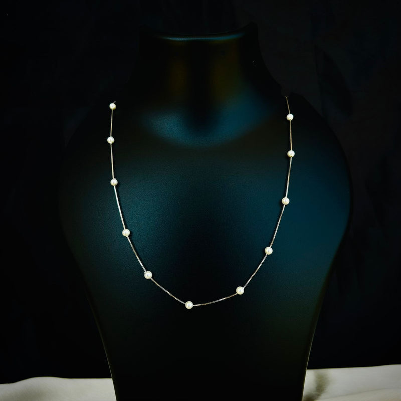 Silver Shores Pearl Necklace