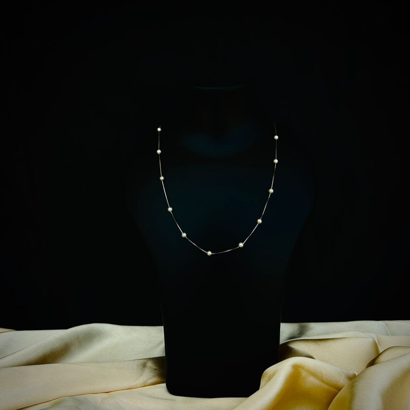 Silver Shores Pearl Necklace