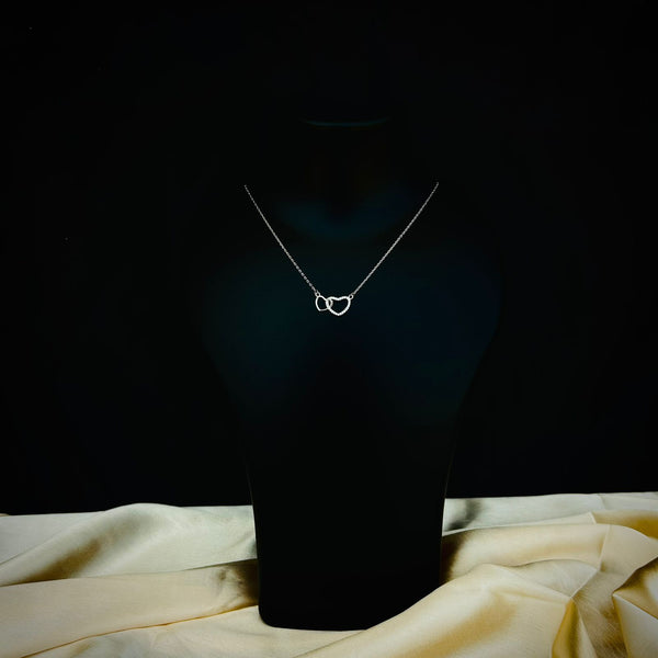 Forever Entwined Hearts Necklace
