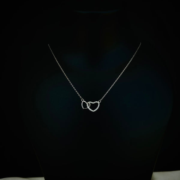 Forever Entwined Hearts Necklace