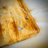Soulful Silver Heart Necklace