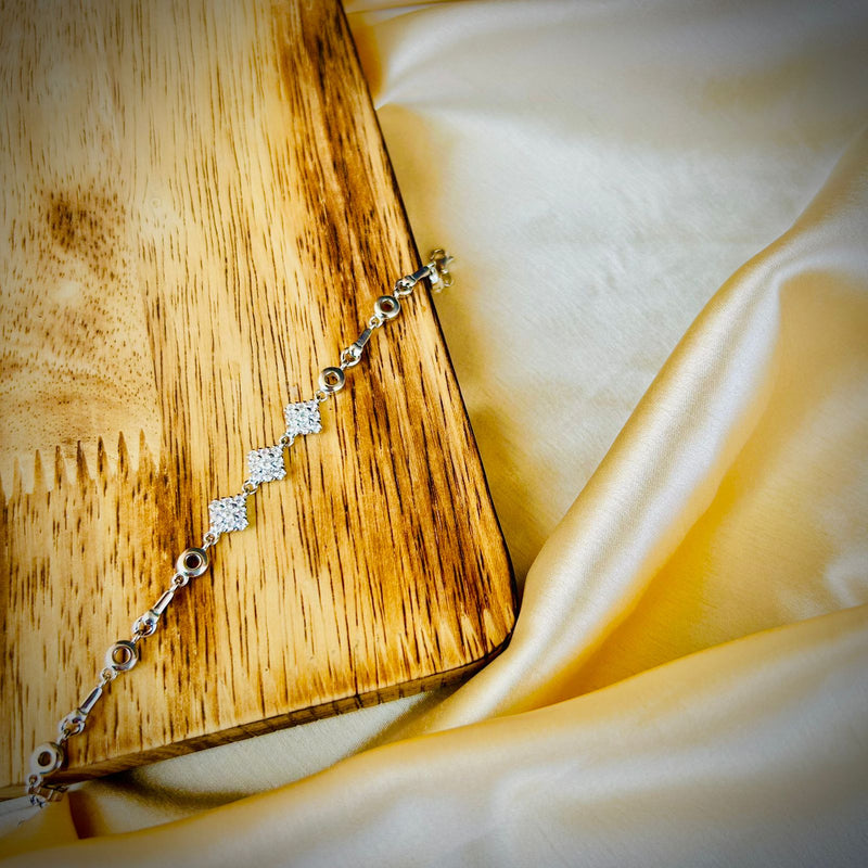 Starry Silver Trio Bracelet