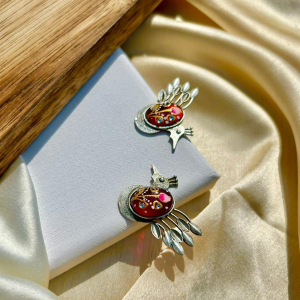 Pink Morni Studs