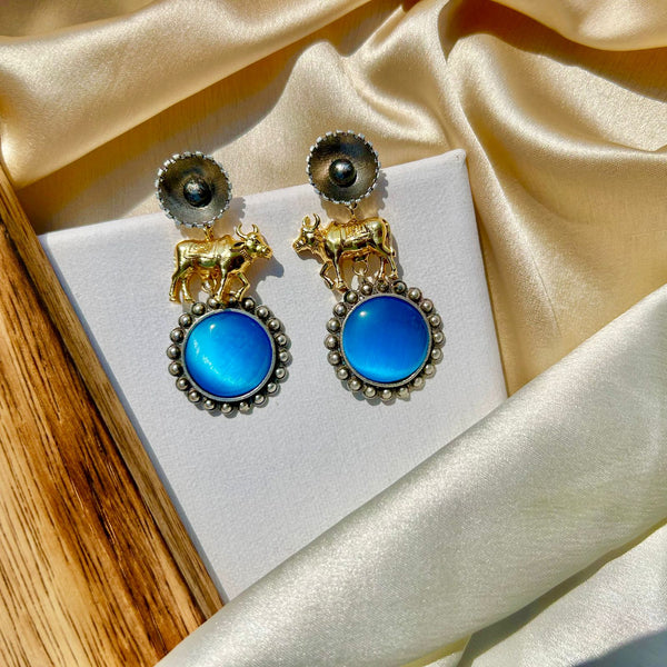 Blue Nandi Classic Earrings