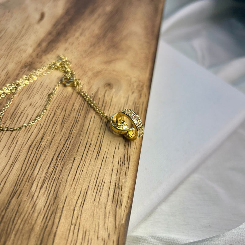 Perpetual Sparkle Circle Pendant