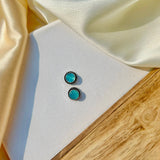 Sparkling Blue Mini Studs