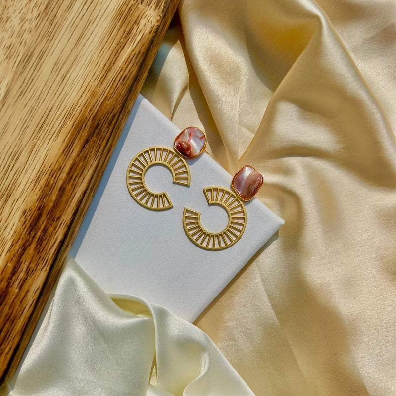 Peach Cresent Charms