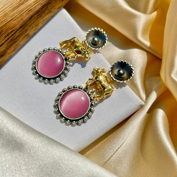 Pink Nandi Classic Earrings