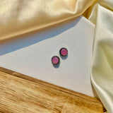 Sparkling Baby Pink Mini Studs