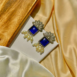 Blue Morni Pearls Earrings