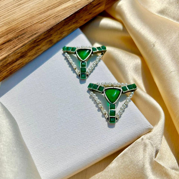Green Triangular Tassels