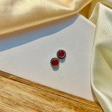 Sparkling Pink Mini Studs