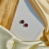 Sparkling Red Mini Studs