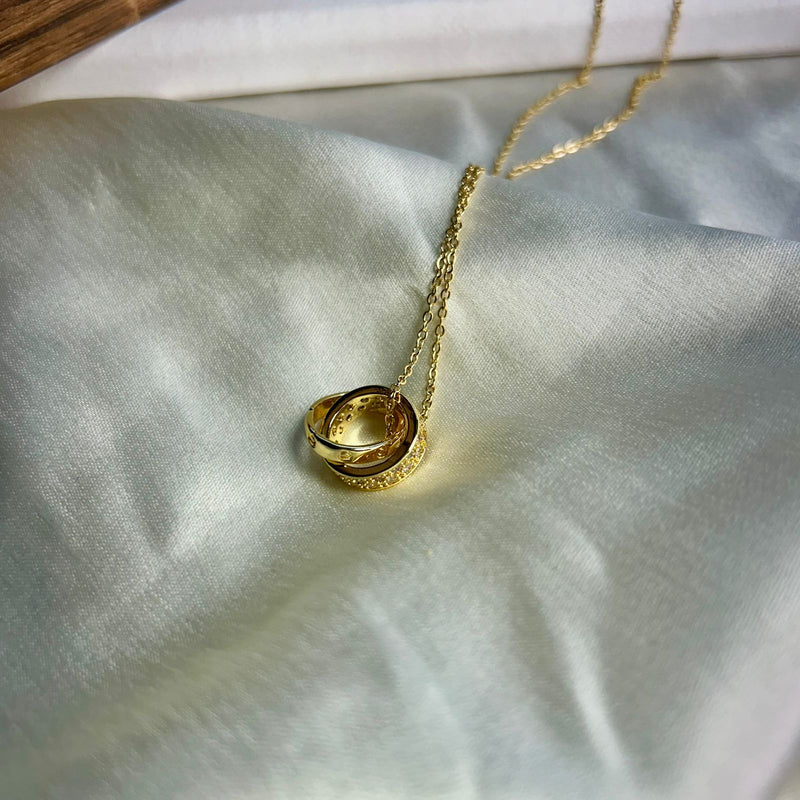 Perpetual Sparkle Circle Pendant